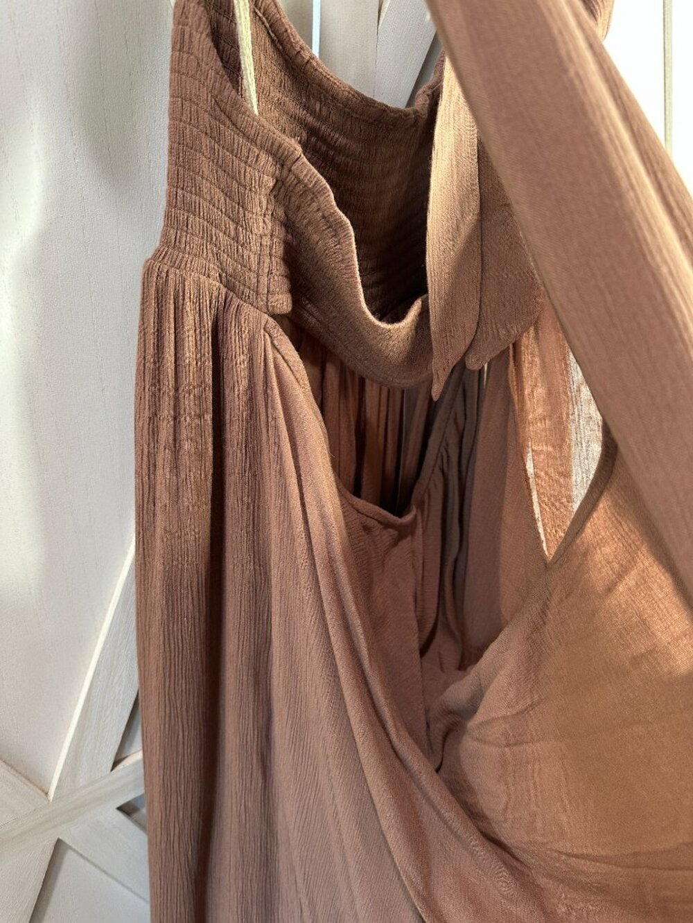 Free People Brown Maxi Dress with Side Slit - Picture 10 of 13